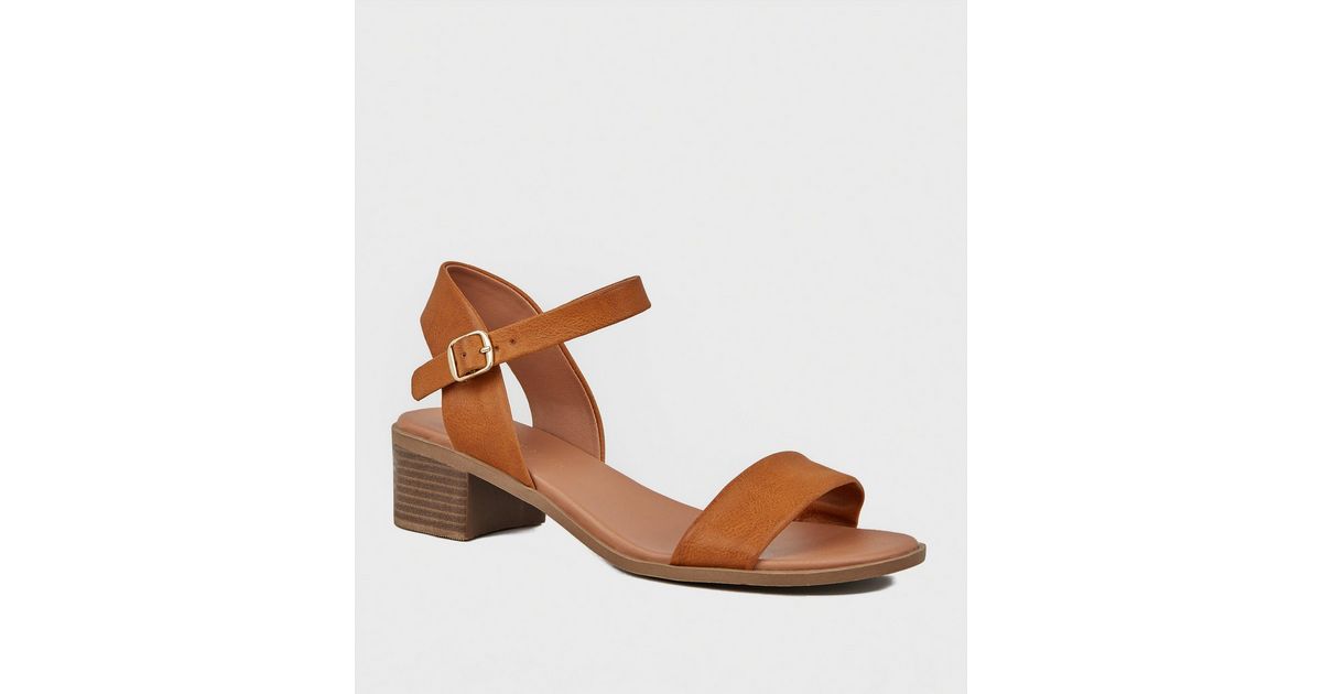 tan footbed sandals