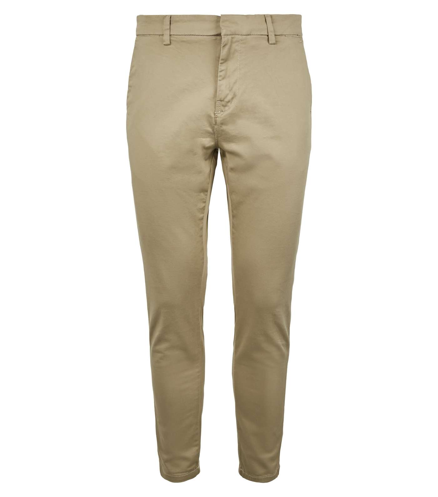 Stone Skinny Stretch Cropped Trousers Image 4
