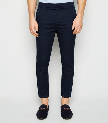 Dice Tallis Slim Fit Cropped Trousers Black | ALLSAINTS
