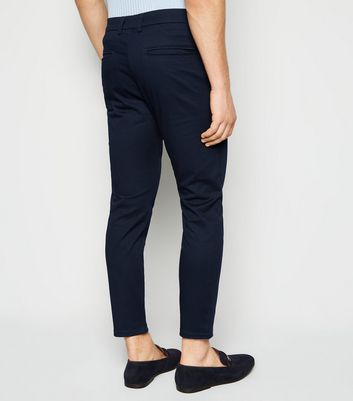 Slim Fit Cropped trousers - White - Men | H&M