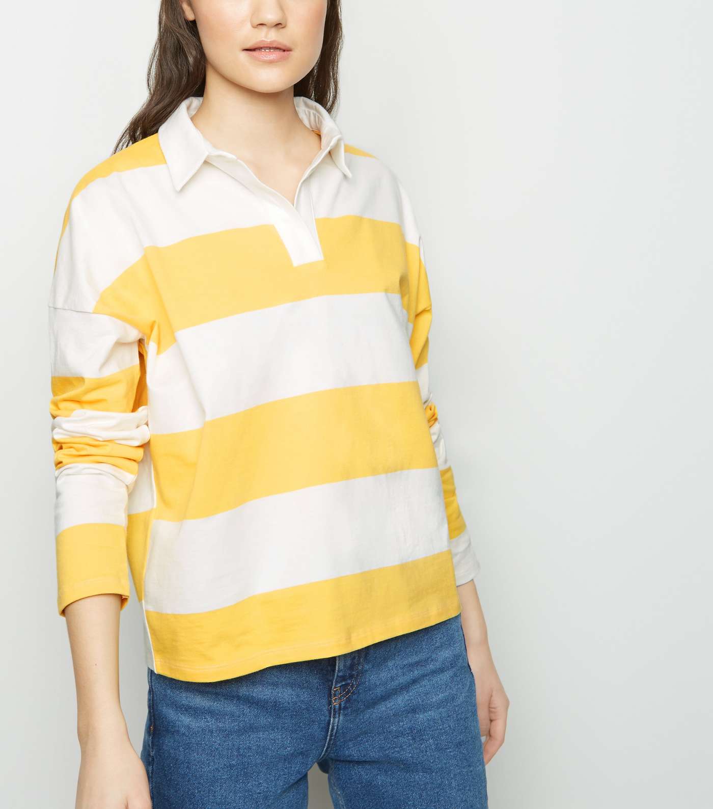 Yellow Stripe Rugby Shirt 