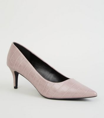 lilac kitten heel shoes