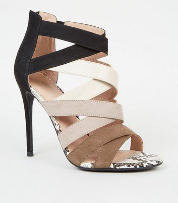 new look snake heels