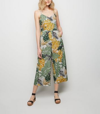 green leaf jumpsuit