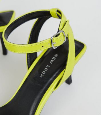 UUNDA Fashion Dream Pairs Women's Ankle Strap High Heel Sandals Wedding  Party Dress Shoes - Neon Lime