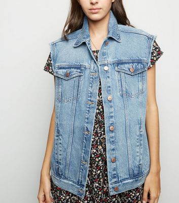 denim gilet