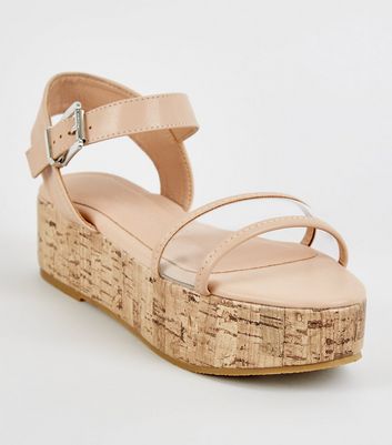 girls cork sandals