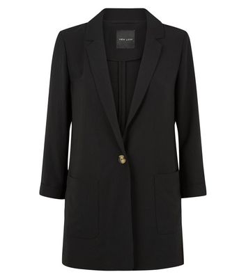 black lightweight blazer