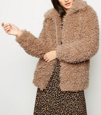 curly fur jacket