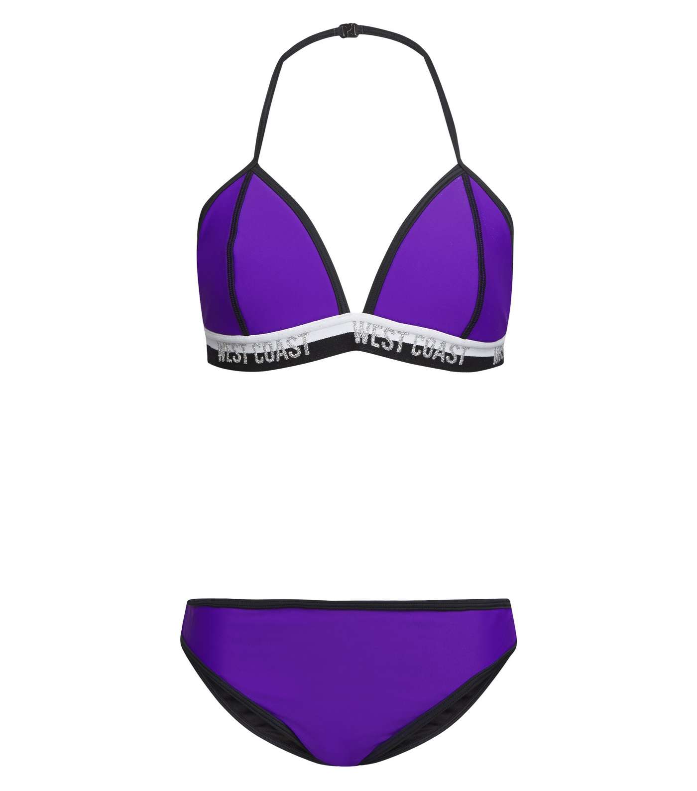 Girls Purple West Coast Bikini Set 
