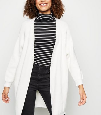 ribbed oversized cardigan