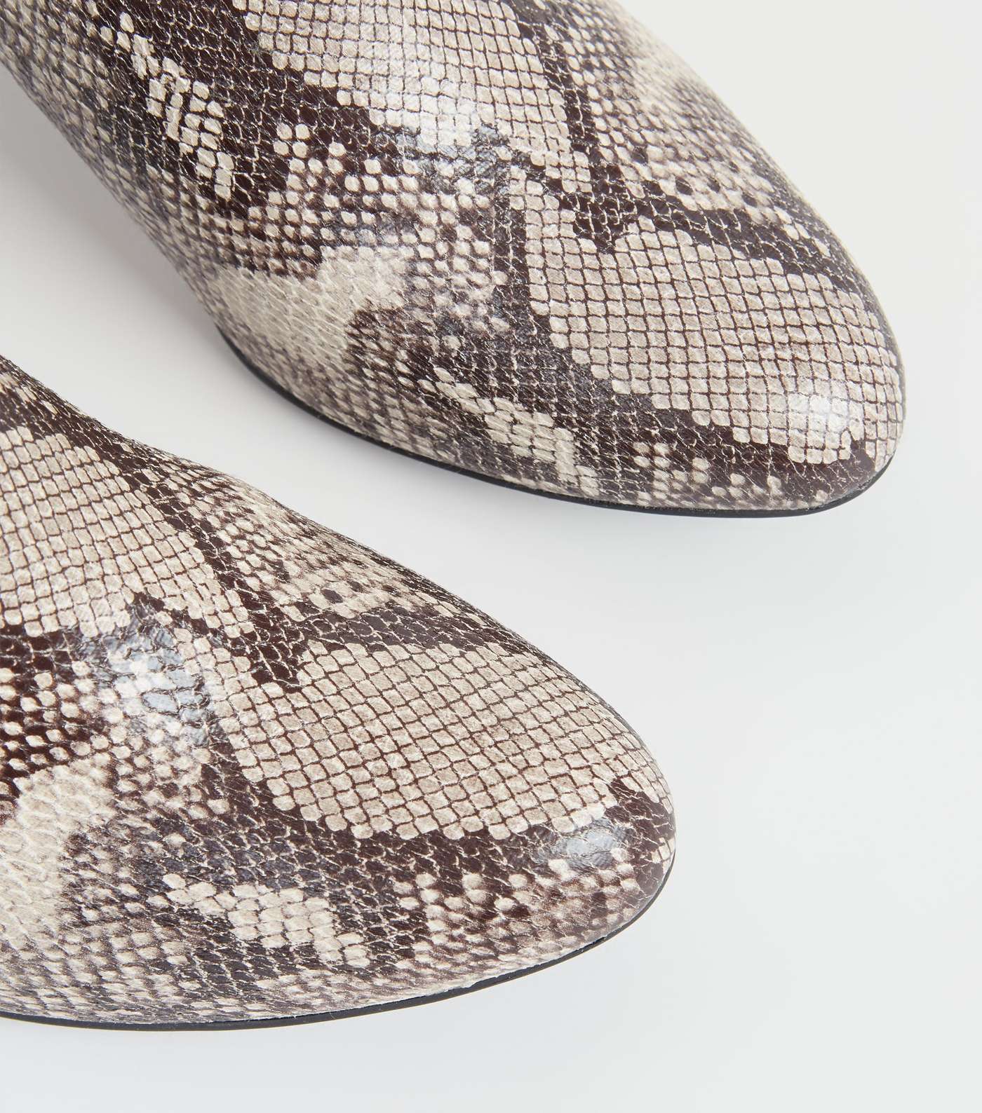Stone Comfort Flex Faux Snake Shoe Boots Image 4