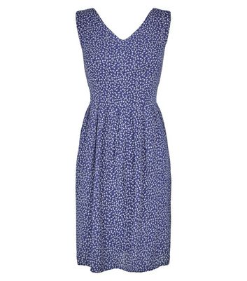 Blue Vanilla Navy Leaf Tie Waist Dress New Look shop for Blue Vanilla Navy Leaf Tie Waist Dress New Look at Shopo