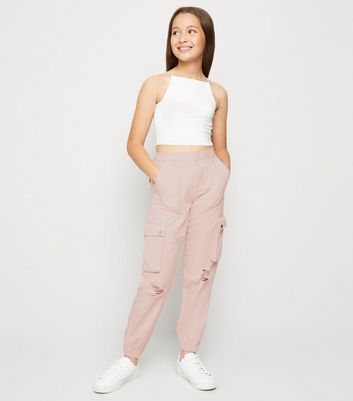 ONLY Petite ONLLIZZO BELT LONG CULOTTE - Trousers - nostalgia rose/light  pink - Zalando.ie