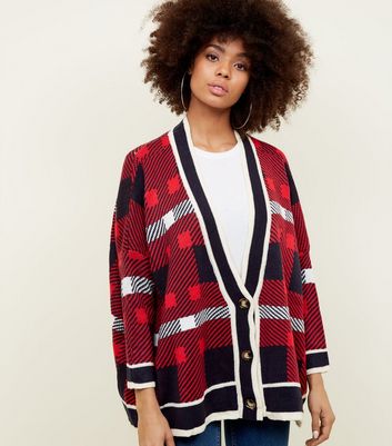 new look blue cardigan