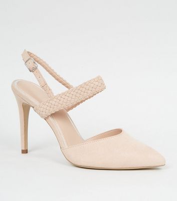 nude shoes new look