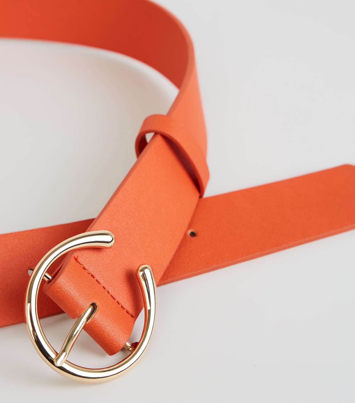 Orange Horseshoe Buckle Belt  Image 3
