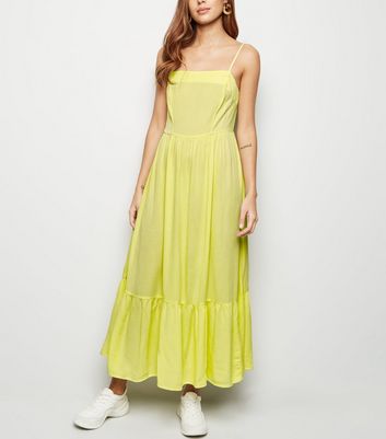 greenish yellow dress