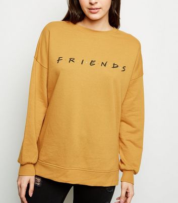 yellow friends sweatshirt