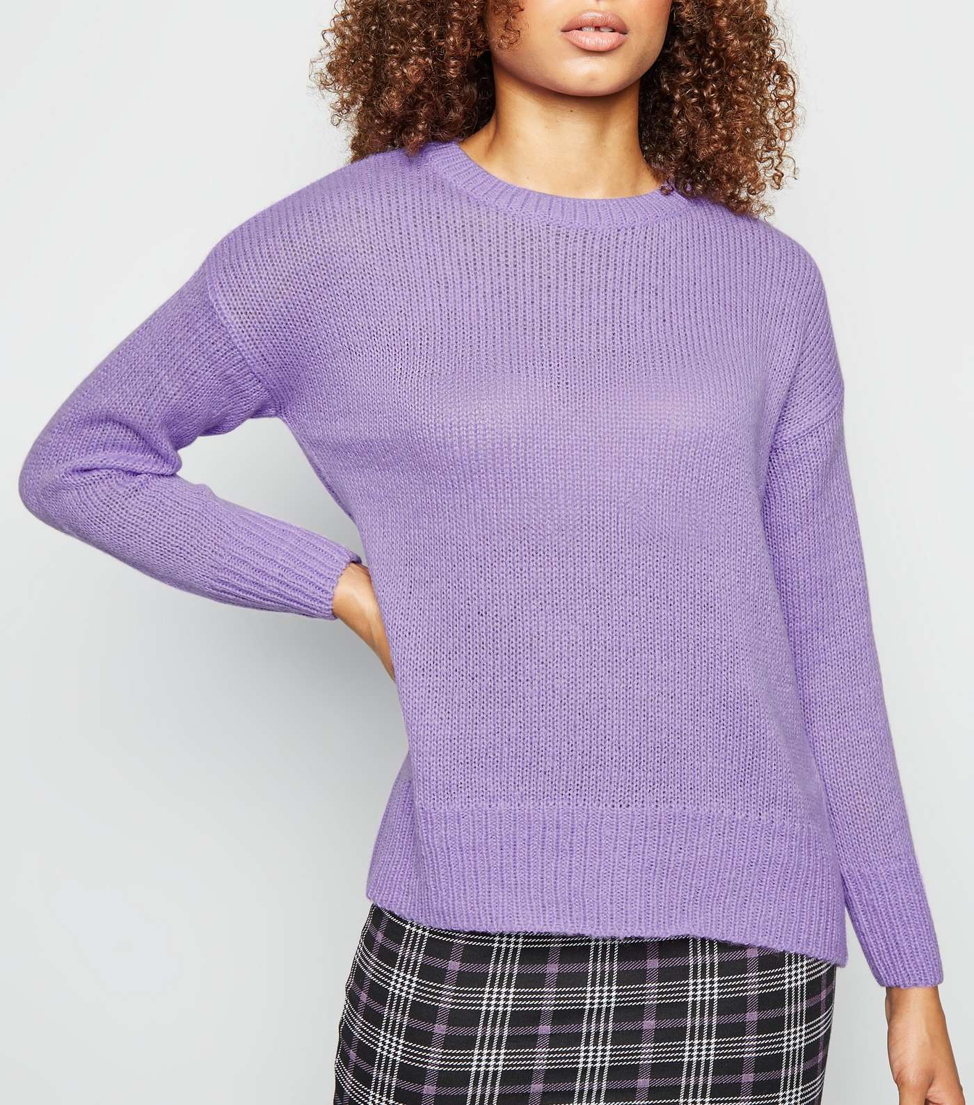 Lilac Knitted Jumper 