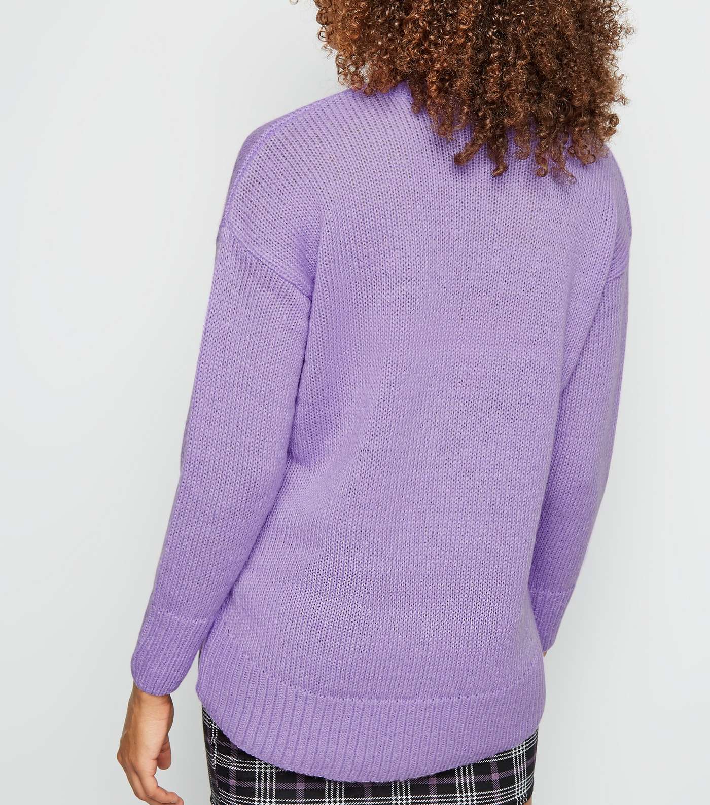 Lilac Knitted Jumper  Image 5