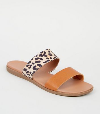 leopard sliders