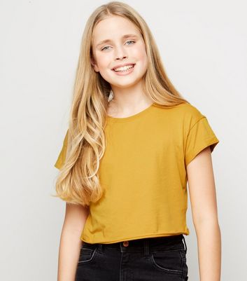 4er Set Mädchen Tops Aus Baumwolle - Weiche Bauchfreie Sport-BHs Für Mädchen 7-12 Jahre