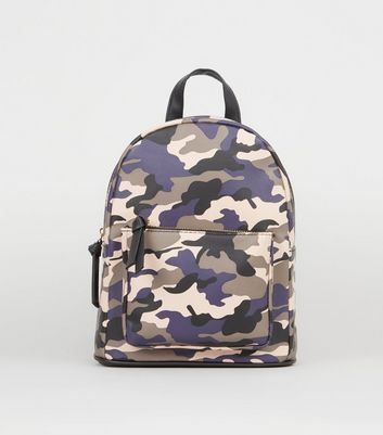 pink camouflage backpack