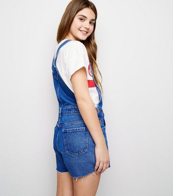 new look girls dungarees