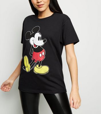 black mickey mouse t shirt