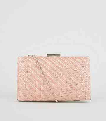 rose gold bag new look