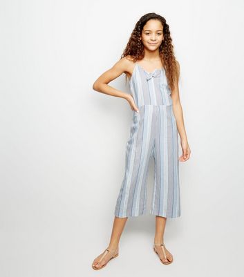 girls linen jumpsuit