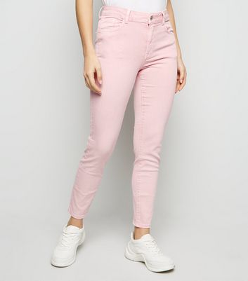 petite pink jeans