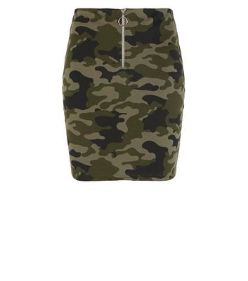 New look camo skirt hotsell