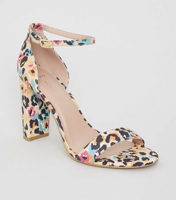 multicoloured heels