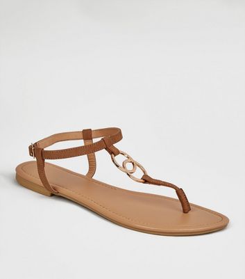 new look tan sandals