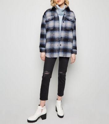 new look checked jacket