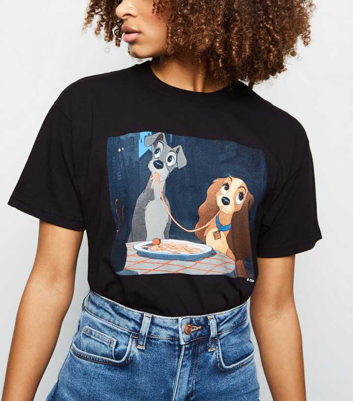 lady and the tramp women's t shirt