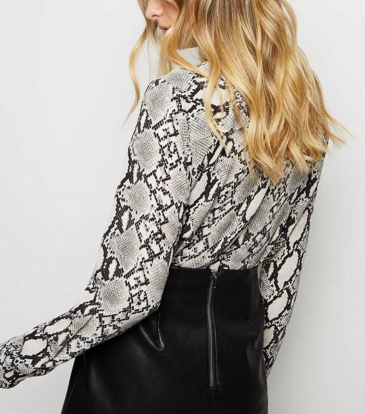 new look snakeskin shirt