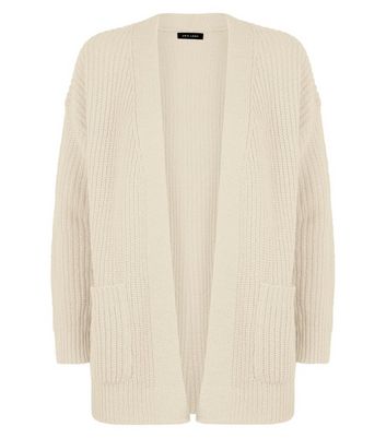 new look beige cardigan