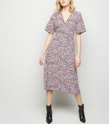 new look midi wrap dress