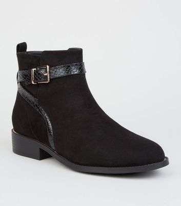 new look flat ankle boots