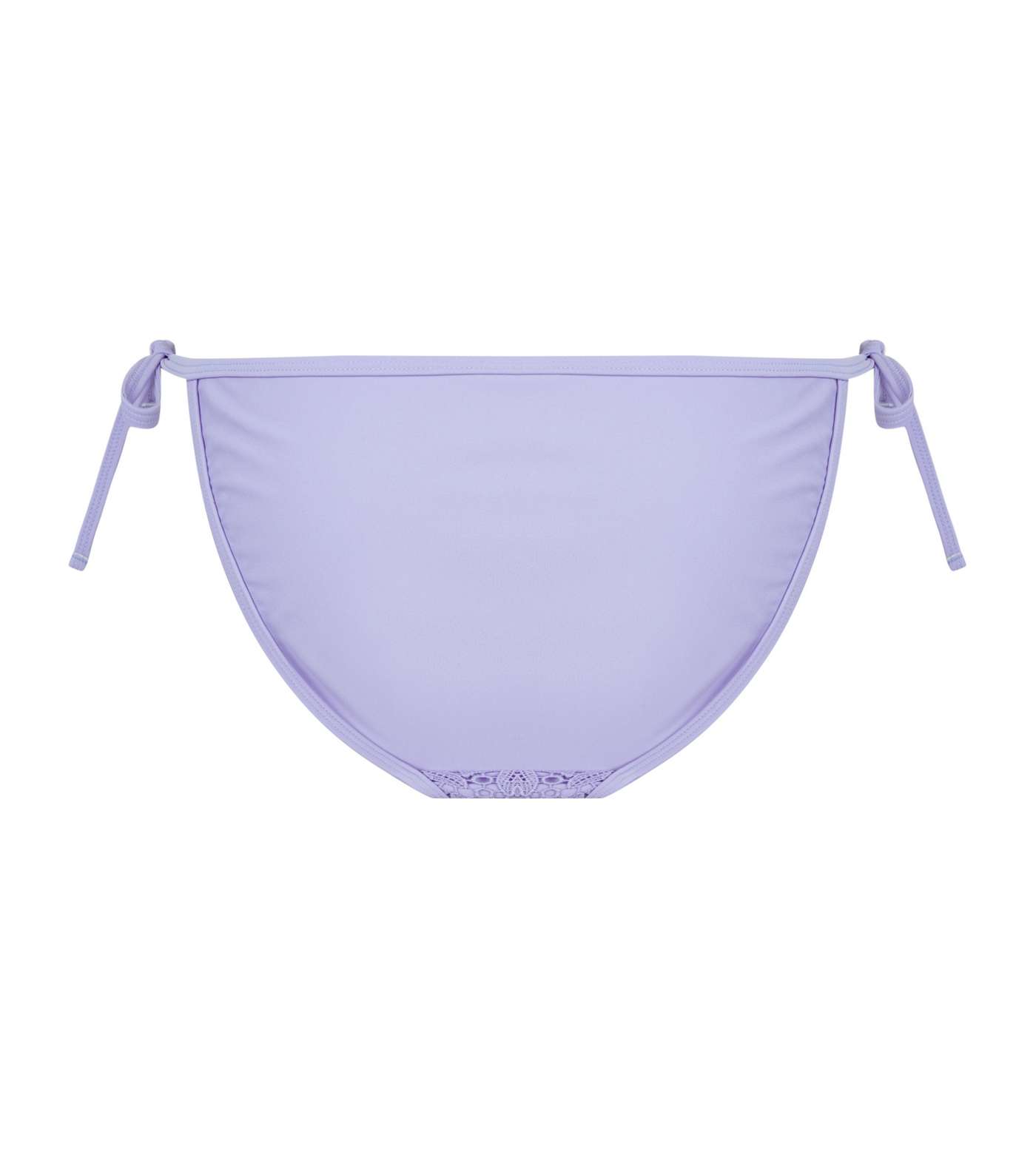 Lilac Lace Tie Side Bikini Bottoms  Image 5