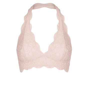Buy women'secret Pink Lace Halterneck Bralette 2024 Online