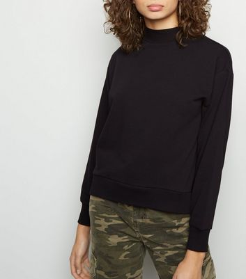 high neck sweatshirts