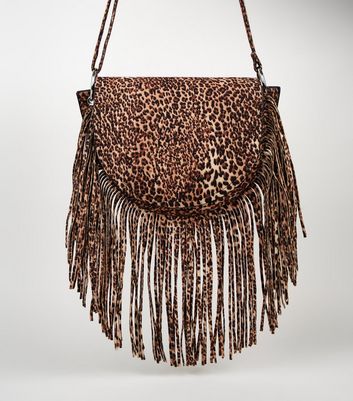 new look animal print bag