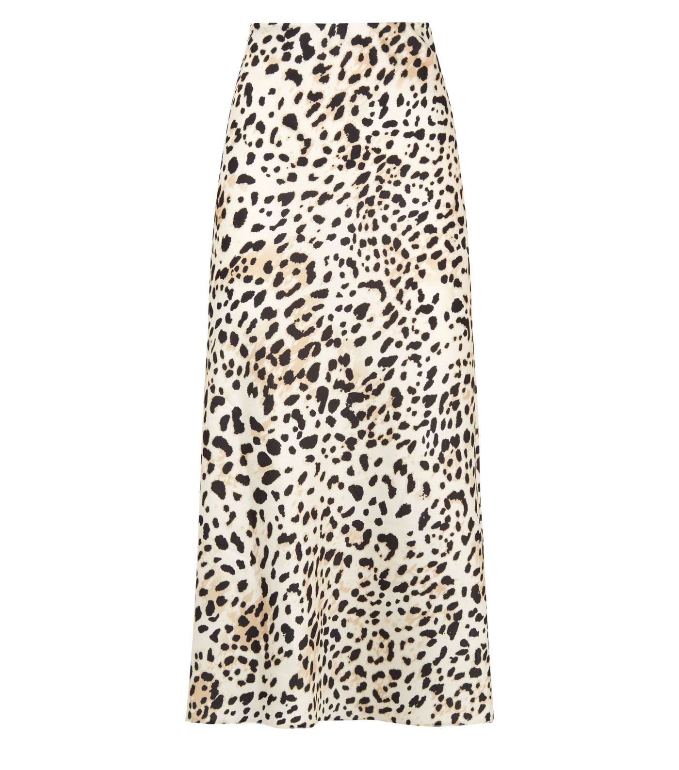 Brown Leopard Print Midi Skirt Image 4