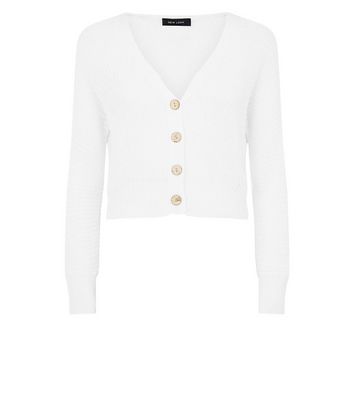 new look cream cardigan