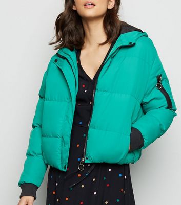 blue vanilla puffer jacket
