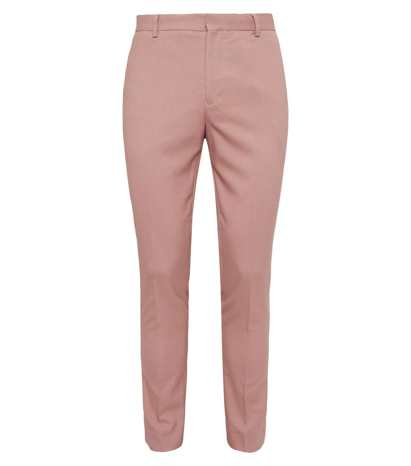 Pink Skinny Suit Trousers Image 4